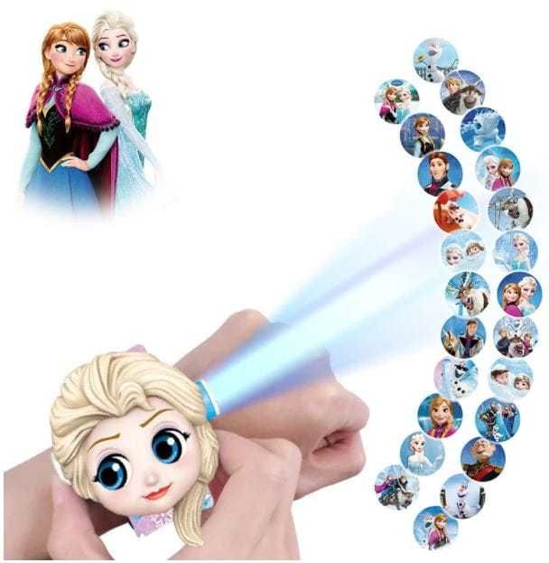 Strój sukienka elza + peruka + zegarek rozmiar m