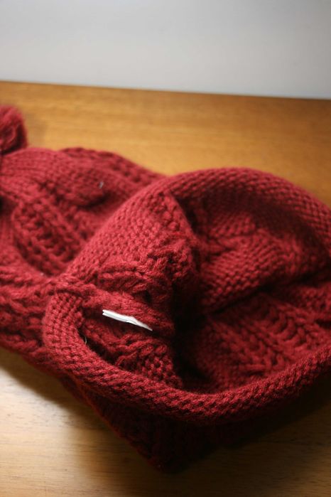 Gorro Bordeaux de Lã