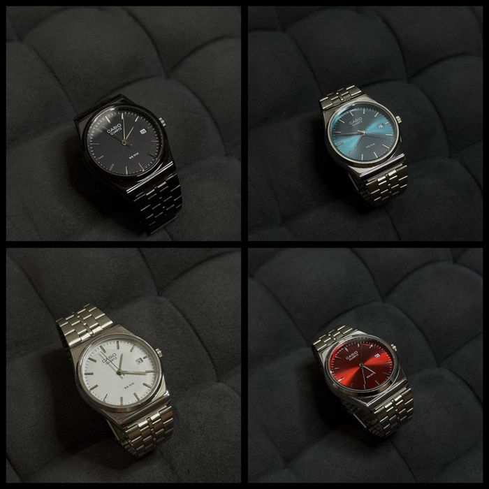 Годинник Casio MTP-VC01 Silver/Black | Мужские часы Касио | Часи А159