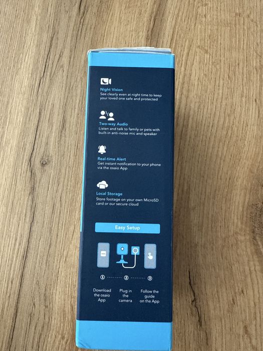 Kamera IP wewnętrzna WiFi 1080p GNCC GC2 niania monitoring