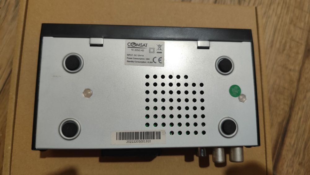 Dekoder Tuner TV COMSAT TE 2050 HD | DVB-T2 / HEVC / H.265 | Stan BDB