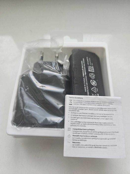 ładowarka sieciowa 45W samsung czarna z kablem