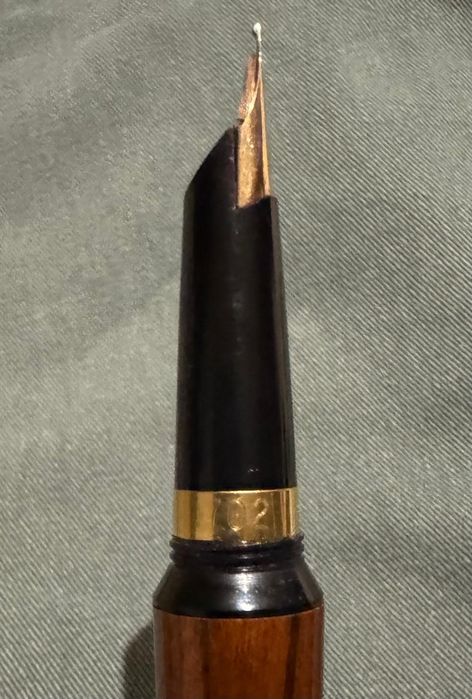 Caneta Parker de coleção em madeira