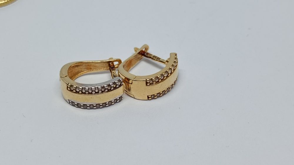 Kolczyki złote 585 3,12g jak nowe!  komis madej Gorlice