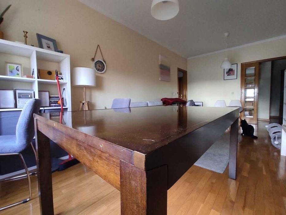 Mesa madeira 150x55 extensível