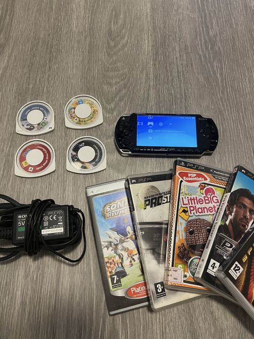 PSP-2000 + Jogos e carregador original