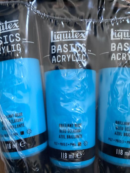 (NOVO) 10 tubos Acrílico Liquitex Basics