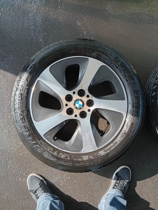 Jantes 17 5x112 com pneus Goodyear