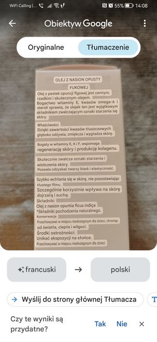 Luksusowy olej z opuncji figowej 50 ml  naturalny eliksir młodości | t