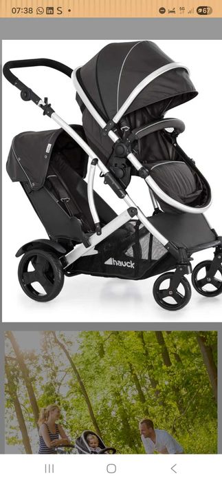 Carro bebe duplo