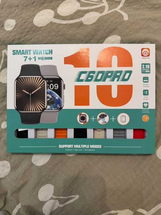 Nowoczesny smartwatch Android i iPhone – komplet 7 pasków w zestawie