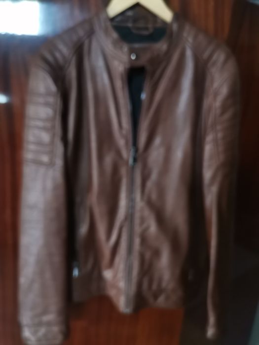 Casaco Cabedal Homem