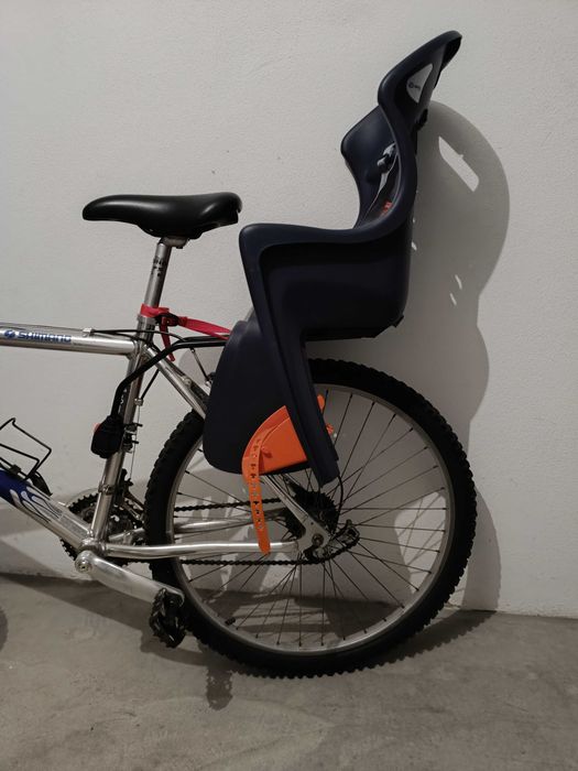Bicicleta BTT com cadeira de Criança