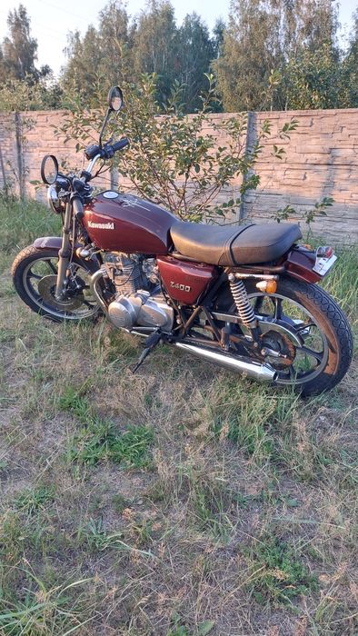 Kawasaki z 400  Brat Style