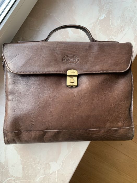 Портфель шкіряний для документів TERGAN, б/в