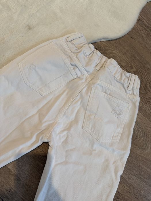Джинси білі xs рвані