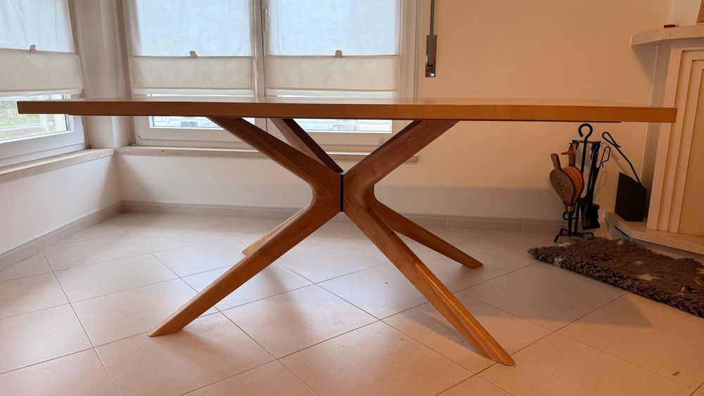 Mesa de jantar retangular Arnaiz (180×90 cm), SKLUM, madeira
