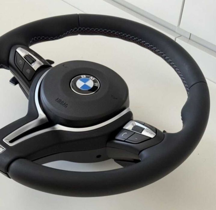 ‼️ Шкіряне M Кермо BMW Premium ‼️Ціна разом з подушкою! Спортивний Руль Наппа M3 Style для БМВ F30 F31 F32 F33 F36 F20 F21 F10 F11 F25 F15