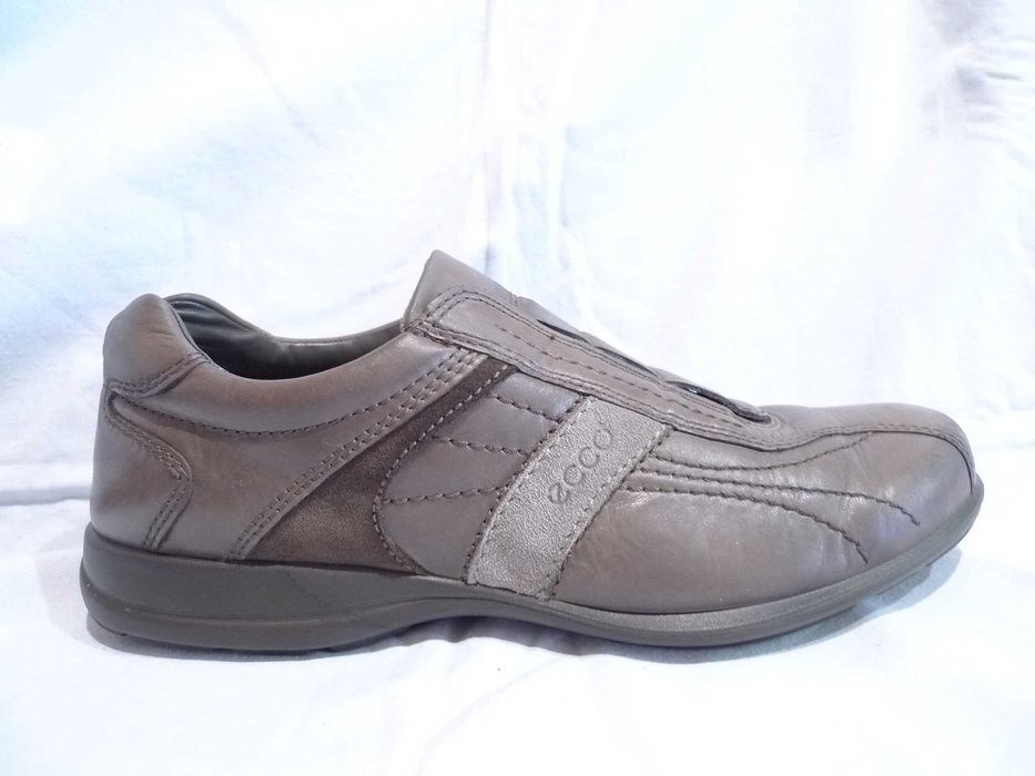 ECCO  r.42/27,5cm Półbuty skórzane wsuwane mokasyny buty