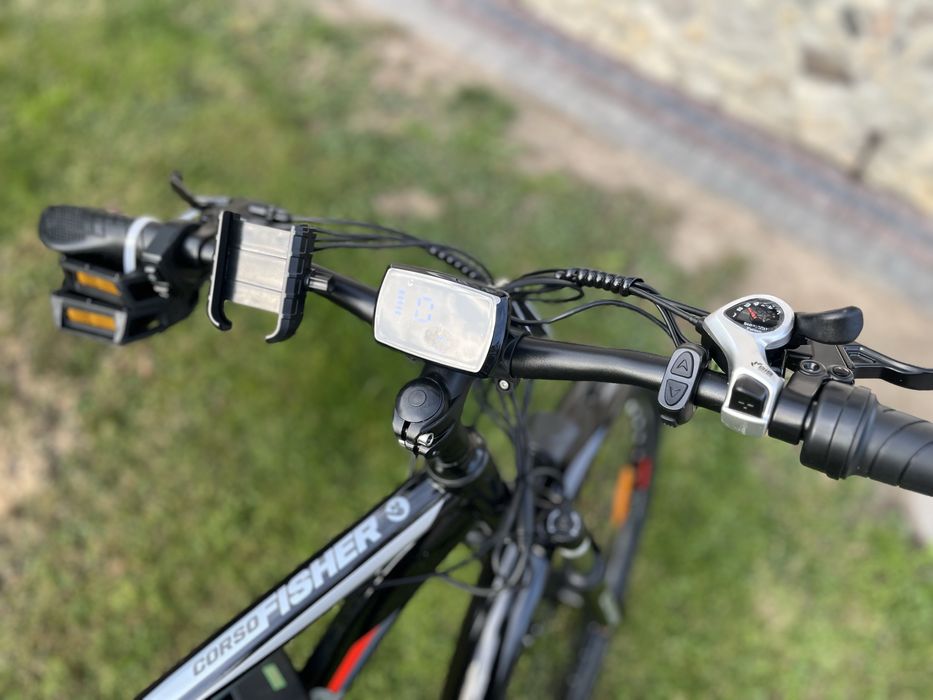 Електро велосипед новий Corso Fisher 600 W електро вело  48v20Ah