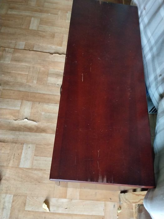 Drewniana szafka na buty 80 cm. + wieszak