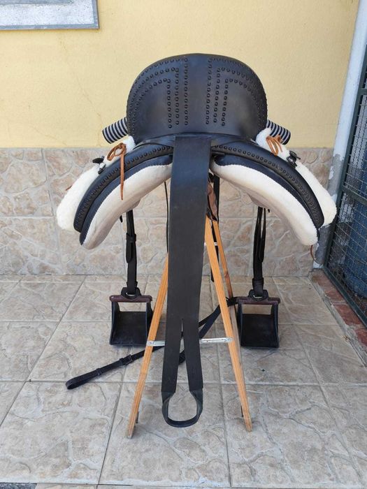 Montura Vaquera / Sela Espanhola Ludomar como Nova