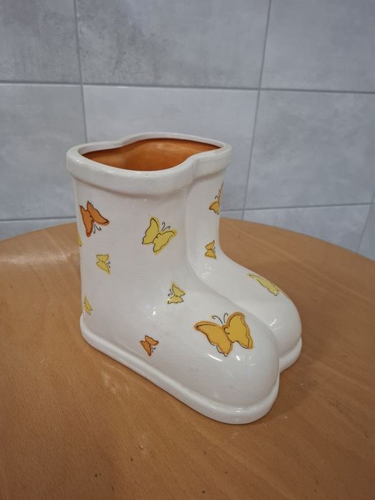 Donica ceramiczna ozdobna kalosz