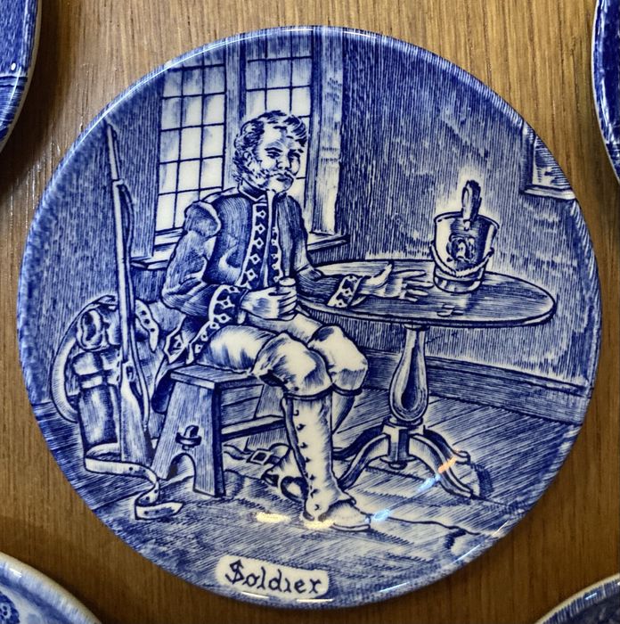 5 pratinhos Wedgwood