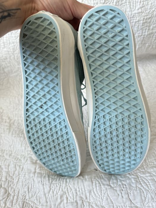 Vans old school turkus zamsz