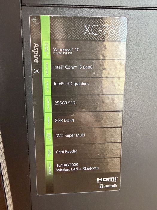 Komputer Acer xc-780 i5 hdmi bletooth
