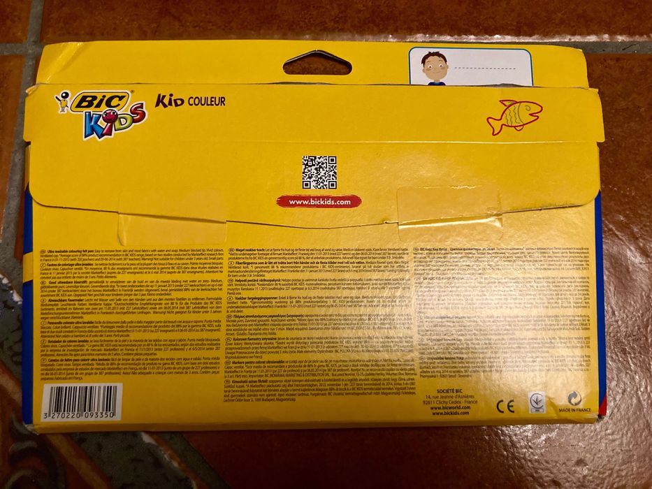 24 Canetas de feltro Bic Kids