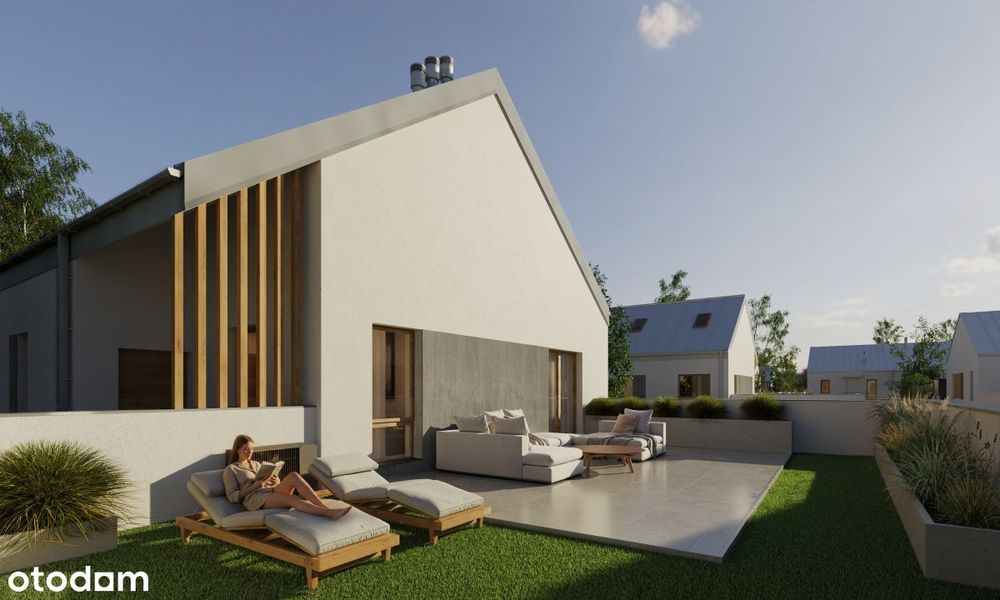 4-pokojowy dom 85m2 + 2 ogródki Bezpośrednio
