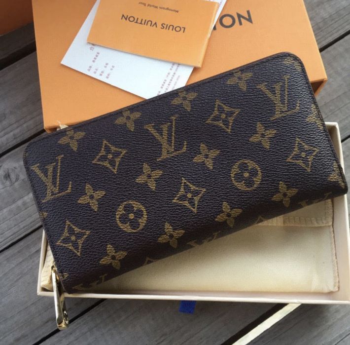 Portfel LV Louis Vuitton Monogram Zippy brązowy