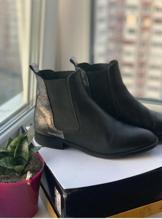 Ботікни челі натуральна шкіра 37р