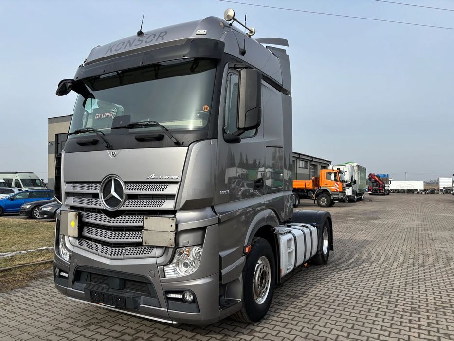 Mercedes-Benz ACTROS 1851 BIGSPACE , zbiorniki 1200 l ,2019 rok , 448 tys km , z ASO Mercedesa Niemcy, dwa łóżka, klima postojowa , bezwypadkowy , idealny stan (1845, 1848)  Actros 1851 , 448 tys km z przystawką do wywrotu i kompresora