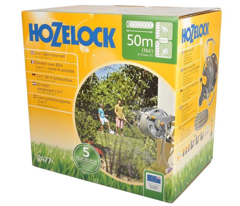 Hozelock 2 w 1 Wąż Ogrodowy 50 m, 12,5 mm