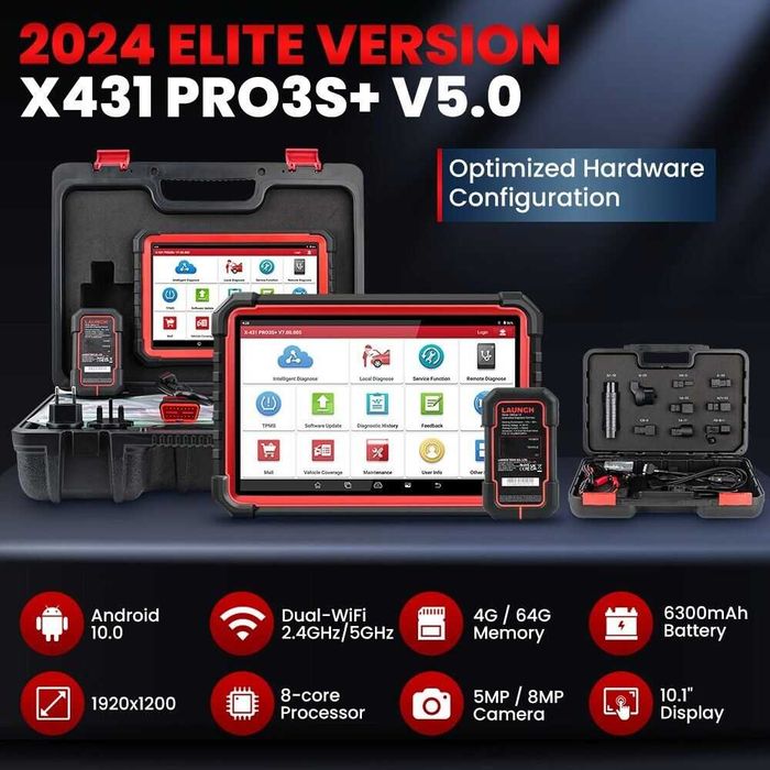 Launch X431 PRO3S+ V5 Maquina Diagnostico OBD Profissional (NOVO)