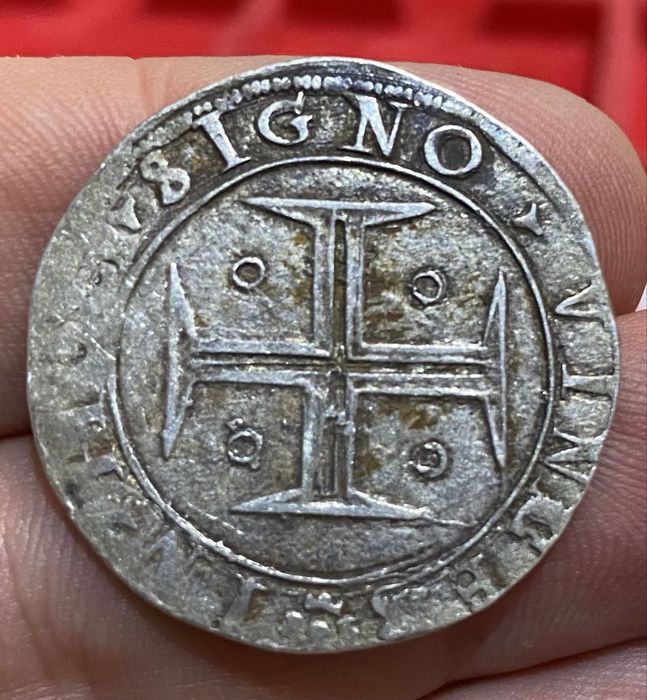 Moeda 490 - Tostao 100 Reais D SEBASTIAO