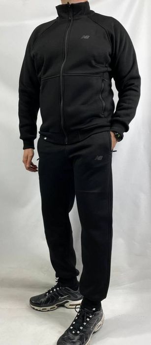 Мужской спортивный костюм New Balance зимний на флисе