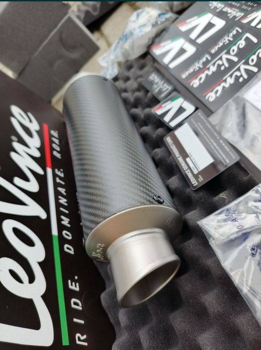 Wydech sportowy tłumik LeoVince carbon GP CORSA tor Stunt suzuki NOWY