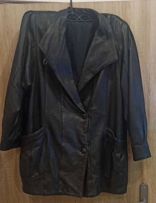 Kurka skóra naturalna czarna L XL 40 42