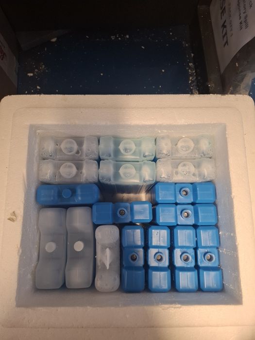 Bolsas de gelo para geleira