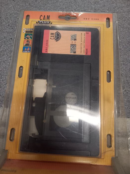 Cassete adaptador fita camera filmar