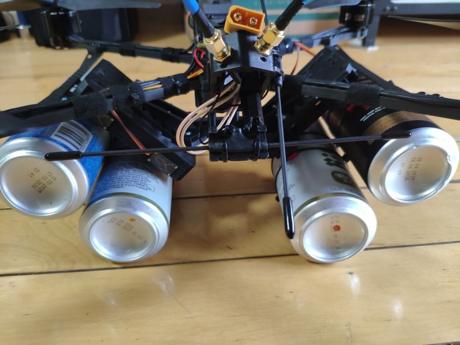Цифровий дрон 10" FPV зі скидом  4 місць  ввнтажу