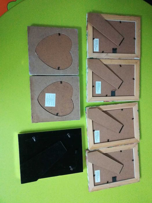 Molduras, lote de 5 molduras 10cm por 15cm