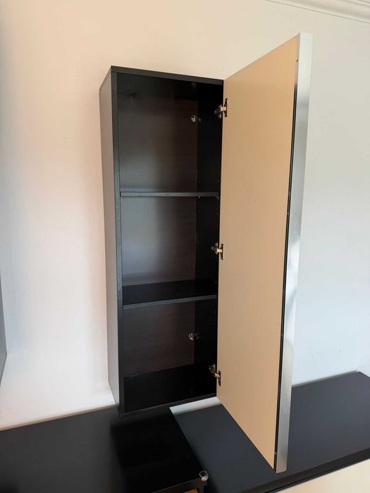 Móveis de Sala Branco e Preto