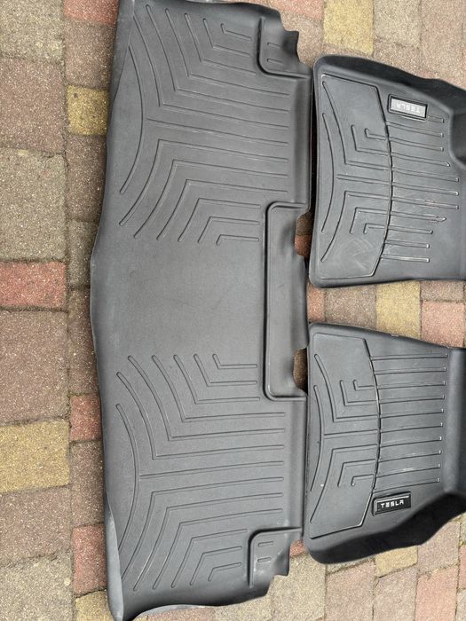 Автокилимки-коврики резинові Tesla model S Wether Tech