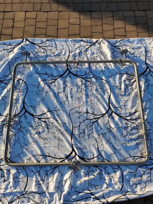 Uniwersalny drążek do zasłony prysznicowej do wanny