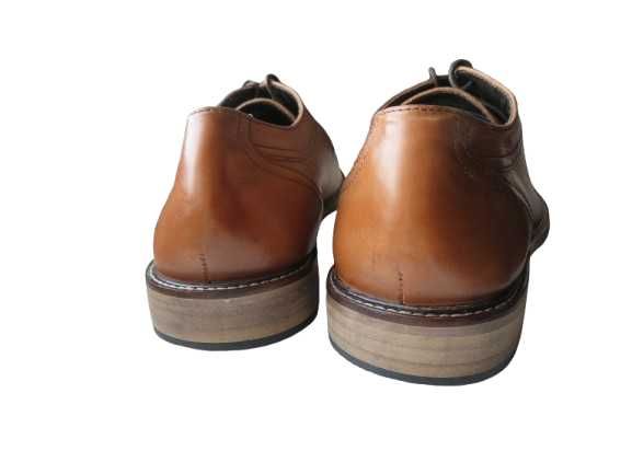 Мужские кожаные туфли. greenwood. размер 43. коричневые.