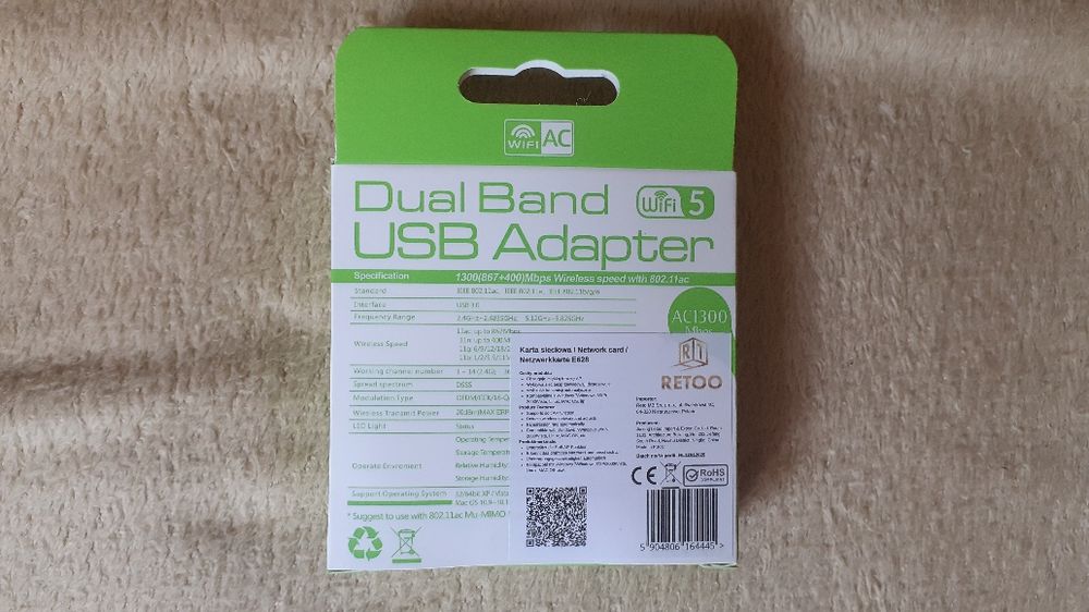 Karta Sieciowa WIFI adapter USB